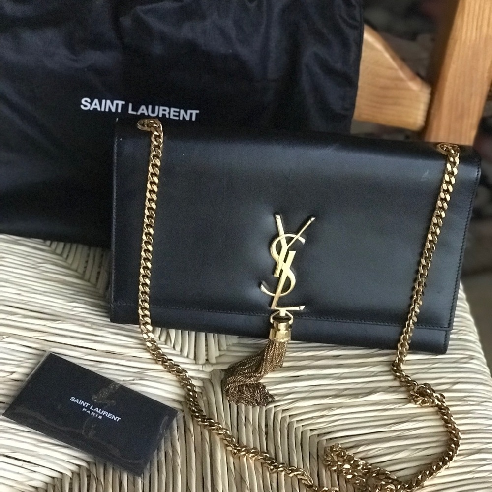 CLASSIC MONOGRAM YSL SHOULDER BAG